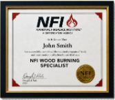 NFI Wood Burning Specialist certification